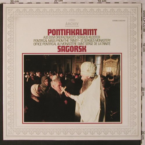 Pontifikalamt: Sagorsk, Sergius-Kloster,  Foc, Archiv(2533 451), D, 1980 - LP - L6912 - 6,00 Euro