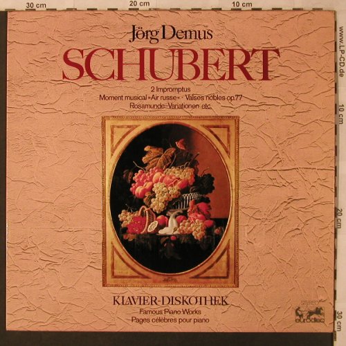 Schubert,Franz: Impromptus D. 899,3 & 899,4/Moment, Eurodisc (88 288 XAK), D, 1976 Typ: LP Best.-Nr.: L6914 Preis: 5,00 Euro