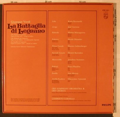 Verdi,Giuseppe: La Battaglia di Legnano,Box, Philips (6700 120), NL, 1978 Typ: 2LP Best.-Nr.: L6915 Preis: 7,50 Euro