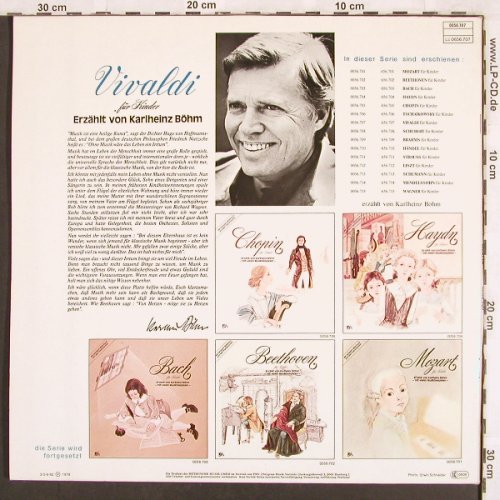 Vivaldi,Antonio: Für Kinder, Foc, Booklet, Ades (0056.707), F, 1979 Typ: LP Best.-Nr.: L6923 Preis: 6,00 Euro