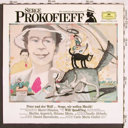 Prokofieff,Serge: Wir entdecken Komponisten, Foc, D.Gr.(415 082-1), D, 1984 - LP - L6924 - 5,50 Euro