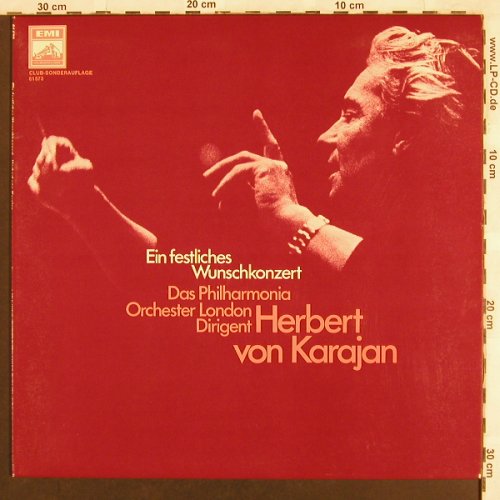 Karajan,Herbert von: Ein festliches Wunschkonzert, EMI Electrola(61 573), D,  - LP - L6929 - 6,00 Euro