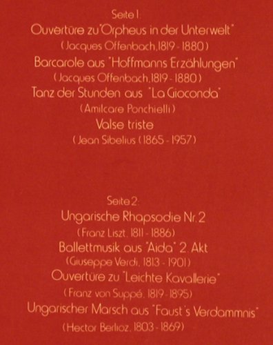 Karajan,Herbert von: Ein festliches Wunschkonzert, EMI Electrola(61 573), D,  - LP - L6929 - 6,00 Euro