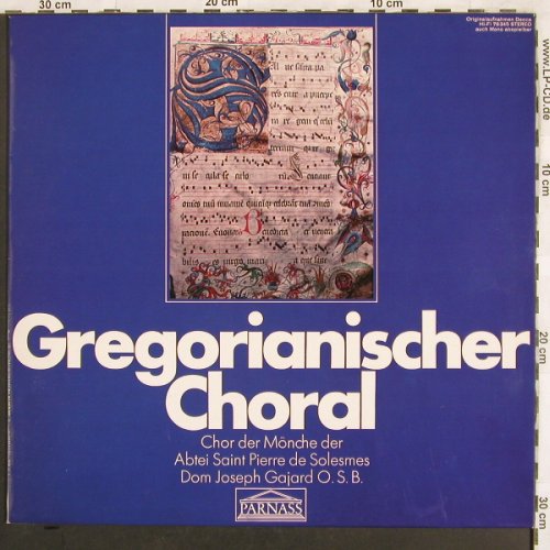 Gregorianischer Choral: Messe zum Fest Mariä Verkündigung.., Decca/Parnass(78 345), D,  - LP - L6931 - 6,00 Euro