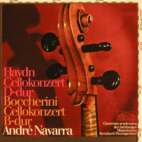 Haydn,Joseph / Boccherini: Cellokonzert d-dur / b-dur, Parnass (70 007), D Typ: LP Best.-Nr.: L6942 Preis: 6,00 Euro