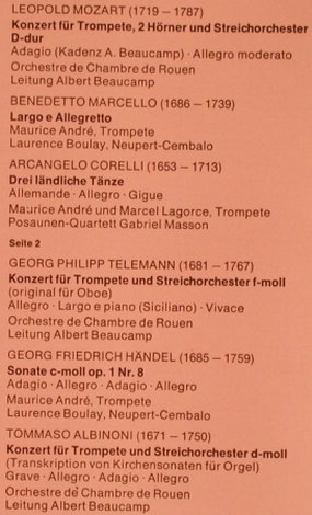 Andre,Maurice: König der Trompete, Foc, Philips (29 864-6), NL Typ: 2LP Best.-Nr.: L6943 Preis: 6,00 Euro