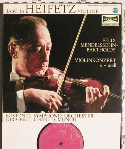 Mendelssohn-Bartholdy,Felix: Violinkonzert e-moll op.64, RCA Victor(60 361), D, vg+/m-,  - 10inch - L6946 - 4,00 Euro