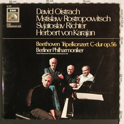 Beethoven,Ludwig van: Tripelkonzert C-dur op.56, EMI(61 137), D, Foc,  - LP - L6954 - 12,50 Euro