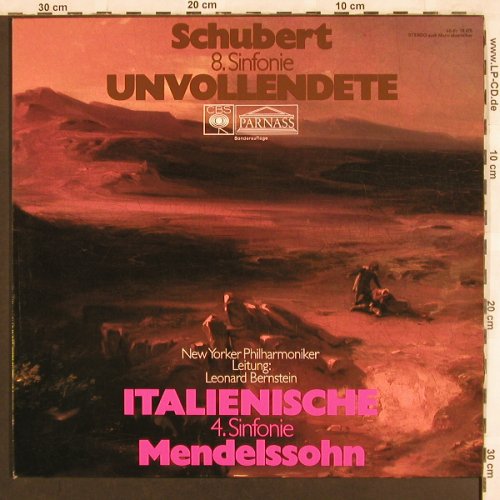 Schubert,Franz / Mendelssohn: Sinfonie Nr.8 /Sinfonie Nr.4, CBS/Parnass (79 475), D Typ: LP Best.-Nr.: L6956 Preis: 5,00 Euro
