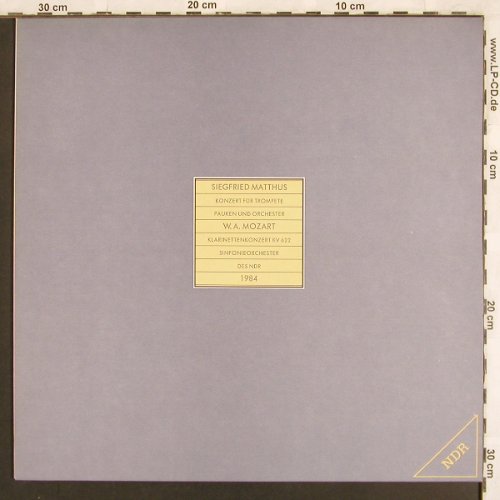 Matthus,Siegfied / Mozart: Konzert für Trompete,Pauke & Orch., NDR(66.23 519), D, 1984 - LP - L6957 - 7,50 Euro