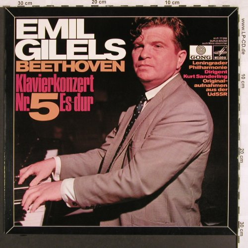 Beethoven,Ludwig van: Klavierkonzert Nr.5 Es-dur, op.73, Gong/Melodia(77 299), D, Mono,  - LP - L6970 - 9,00 Euro