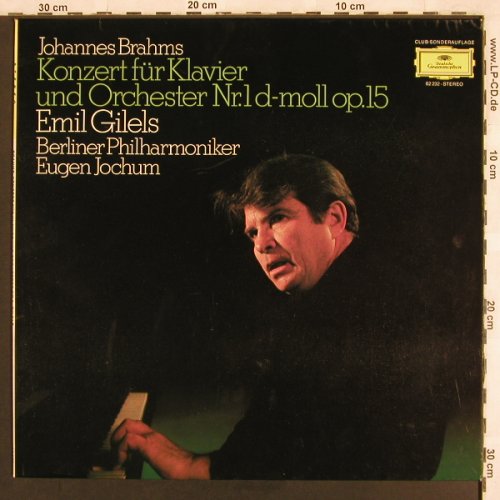 Brahms,Johannes: Konzert für Klavier u.Orch.Nr.1, Deutsche Grammophon(62 232), D, 1972 - LP - L6974 - 7,50 Euro