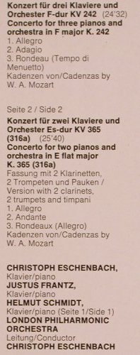 Mozart,Wolfgang Amadeus: Konzerte für 2 & 3 Klaviere,Club-Ed, EMI(26 210-5), D, m-/vg+, 1982 - LP - L6981 - 5,00 Euro