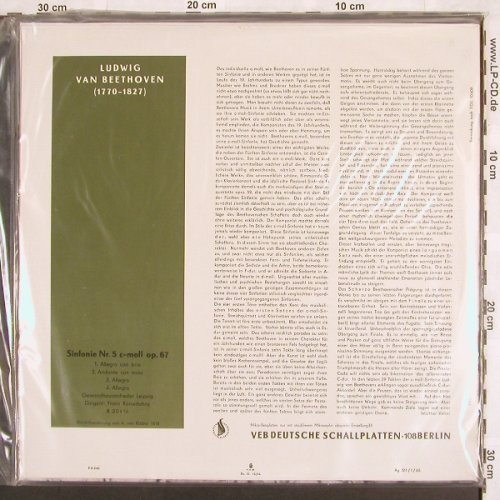 Beethoven,Ludwig van: Sinfonie Nr.5,c-moll op.67, Eterna(8 20 414), DDR,FS-New, 1965 - LP - L7006 - 17,50 Euro