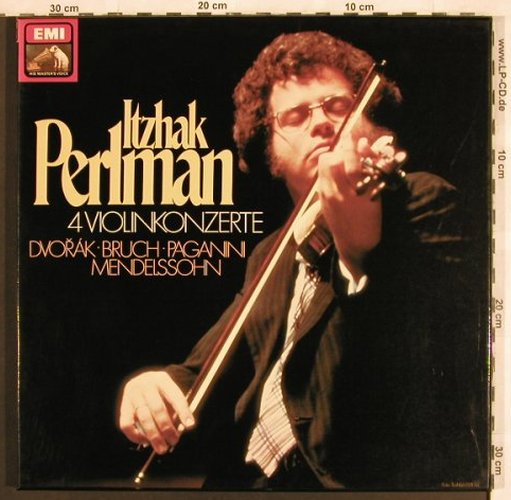 Perlman,Itzhak: 4 Violinkonzerte,Box, EMI (197-52 796/98), D, 1975 Typ: 3LP Best.-Nr.: L7012 Preis: 17,50 Euro