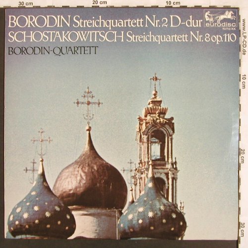Borodin,Alexander / Schostakowitsch: Streichquartett Nr.2 D-dur/Nr.8, Eurodisc(70 712 KK), D, Mono,  - LP - L7013 - 9,00 Euro