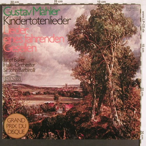 Mahler,Gustav: Kindertotenlieder,Lieder e.f.Gesell, Parnass(79 481), D,  - LP - L7023 - 7,50 Euro