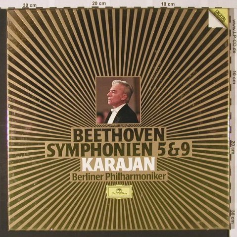 Beethoven,Ludwig van: Sinfonien Nr.5 & 9 - Box, Deutsche Gramophon(413 933-1), D, 1984 - 2LP - L7029 - 12,50 Euro