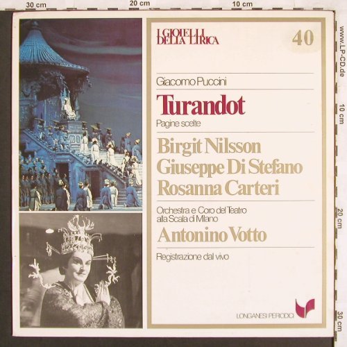 Puccini,Giacomo: Turandot-Pagine Scelte, Foc, Longanesi Periodici(GML-40), I, 1981 - LP - L7030 - 6,00 Euro