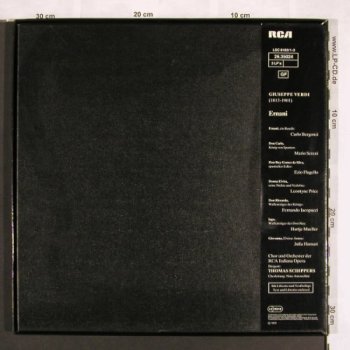 Verdi,Giuseppe: Ernani, Box, RCA (26.35024), D, 1972 Typ: 3LP Best.-Nr.: L7034 Preis: 15,00 Euro