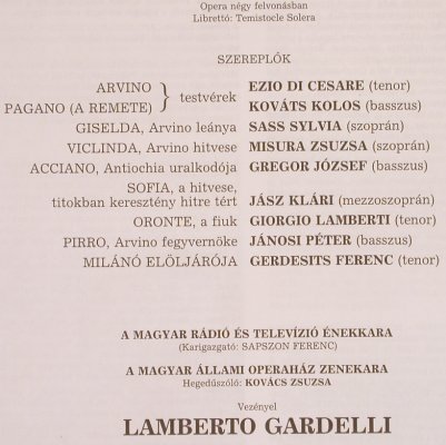 Verdi,Giuseppe: I Lombardi Alla 1a Crociata, Box, Hungaroton(SLPD 12498-500), H, 1984 - 3LP - L7035 - 9,00 Euro
