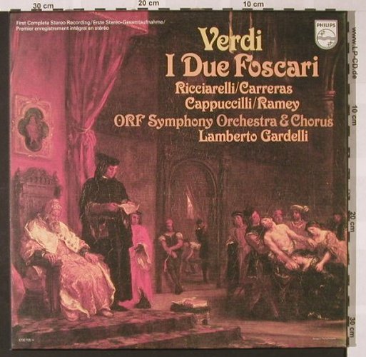 Verdi,Giuseppe: I Due Foscari,Box, Philips(6700 105), NL, 1977 - 2LP - L7039 - 7,50 Euro