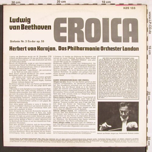 Beethoven,Ludwig van: Sinfonie Nr.3 Eroica, HörZu(HZE 133), D,  - LP - L7053 - 6,00 Euro