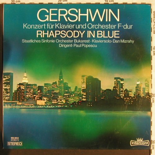 Gershwin,George: Konzert für Klavier u.Orch F-dur, Intercord (963-08 U), D, 1969 Typ: LP Best.-Nr.: L7062 Preis: 6,00 Euro