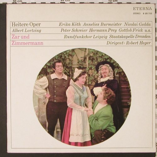 Lortzing,Albert: Zar und Zimmermann-Heitere Oper, Eterna(8 25 722), DDR, 1974 - LP - L7068 - 5,00 Euro