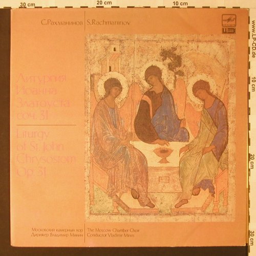 Rachmaninow,Sergej: Liturgy of St.John Chrysostom op.31, Melodia, vg+/m-(A10 00407 005), UDSSR, 1988 - LP - L7078 - 5,00 Euro