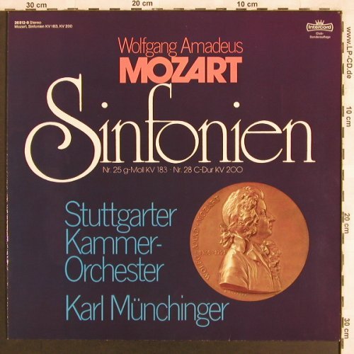 Mozart,Wolfgang Amadeus: Sinfonien Nr.25 & 28 /  29 & 33, Intercord(26 812-8), D,DSC-Ed., 1979 - LP*2 - L7090 - 7,50 Euro