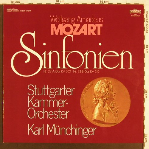 Mozart,Wolfgang Amadeus: Sinfonien Nr.25 & 28 /  29 & 33, Intercord (26 812-8), D,DSC-Ed., 1979 Typ: LP*2 Best.-Nr.: L7090 Preis: 7,50 Euro