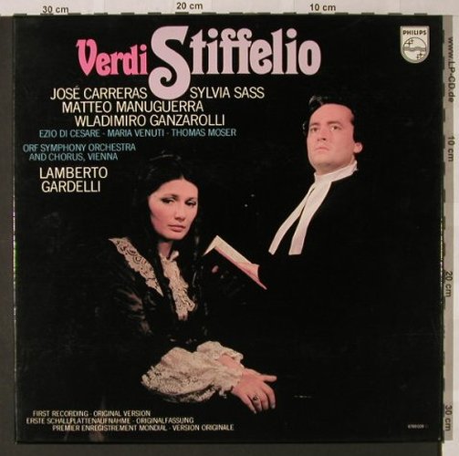 Verdi,Guiseppe: Stiffelio, Box, Philips (6769 039), NL, 1980 Typ: 2LP Best.-Nr.: L7093 Preis: 9,00 Euro
