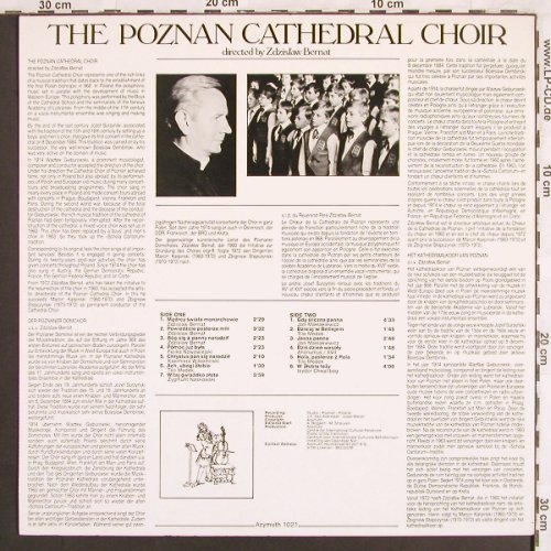 Poznan Cathedral Choir: Christmas-Carols-Zdzislaw Bernat, Azymuth(1021), B, 1985 - LP - L7117 - 6,00 Euro