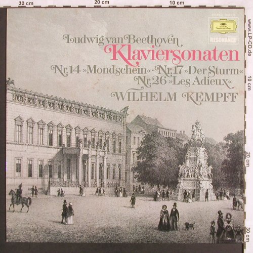 Beethoven,Ludwig van: Klaviersonaten op.14,17,26, D.Gr. Resonance(2535 316), D,  - LP - L7121 - 6,00 Euro