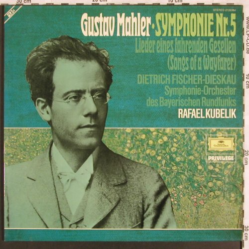 Mahler,Gustav: Sinfonie Nr.5 /Lieder Eines Fahrend, Deutsche Gramophon(2726 064), D, 1970 - 2LP - L7127 - 9,00 Euro