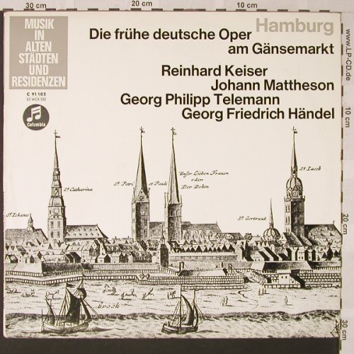 V.A.Hamburg: Die frühe deutsche Oper Gänsemarkt, Columbia(C 91 102), D,  - LP - L7133 - 6,00 Euro