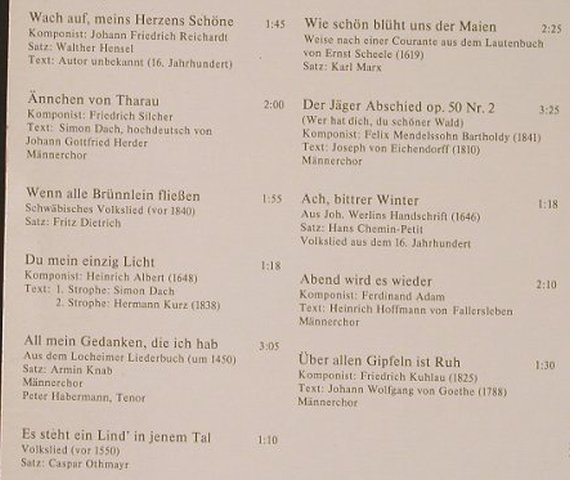 Dresdner Kreuzchor: Es Steht Ein Lind'In Jenem Tal, Eterna (8 35 080), DDR, 1980 Typ: LP Best.-Nr.: L7138 Preis: 5,00 Euro