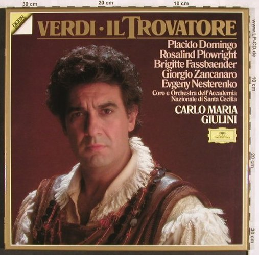 Verdi,Giuseppe: Il Trovatore,Box, Deutsche Gramophon (413 355-1), D, 1984 Typ: 3LP Best.-Nr.: L7142 Preis: 9,00 Euro