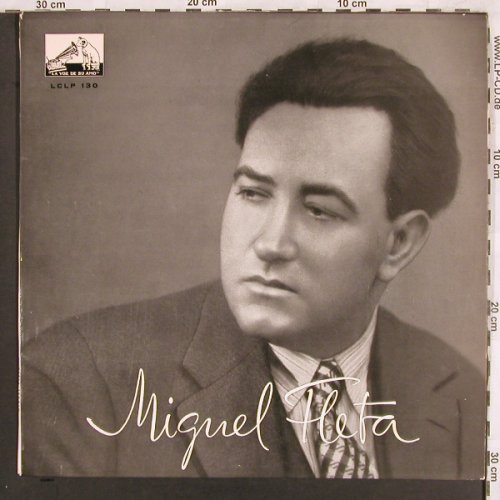 Fleta,Miguel: tenor, con acomp.de Orquesta, La Voce De Su Amo(LCLP 130), E,  - LP - L7160 - 9,00 Euro