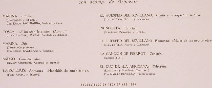Fleta,Miguel: tenor, con acomp.de Orquesta, La Voce De Su Amo(LCLP 130), E,  - LP - L7160 - 9,00 Euro