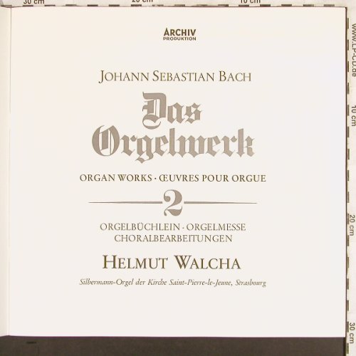 Bach,Johann Sebastian: Das Orgelwerk 2, Box, Archiv(2722 003), D, 1971 - 7LP - L7179 - 30,00 Euro