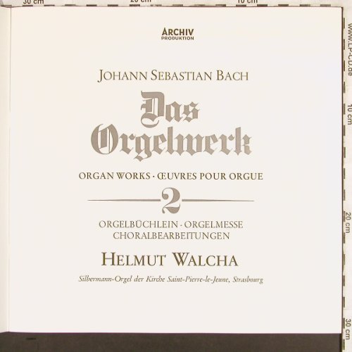Bach,Johann Sebastian: Das Orgelwerk 2, Box, Archiv (2722 003), D, 1971 Typ: 7LP Best.-Nr.: L7179 Preis: 30,00 Euro