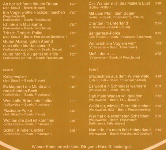 Wiener Sängerknaben: Ich bin ein Musikante, Foc, Decca(DS 3258/1-2), D,  - 2LP - L7191 - 6,00 Euro