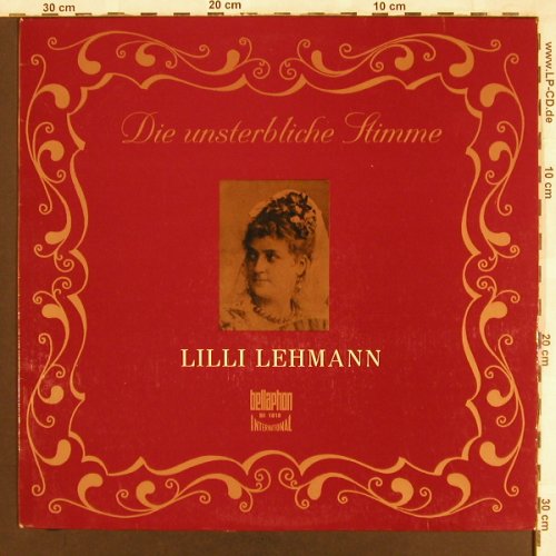 Lehmann,Lilli: Die unsterbliche Stimme, vg+/m-, Bellaphon(BI 1818), D,  - LP - L7192 - 5,00 Euro