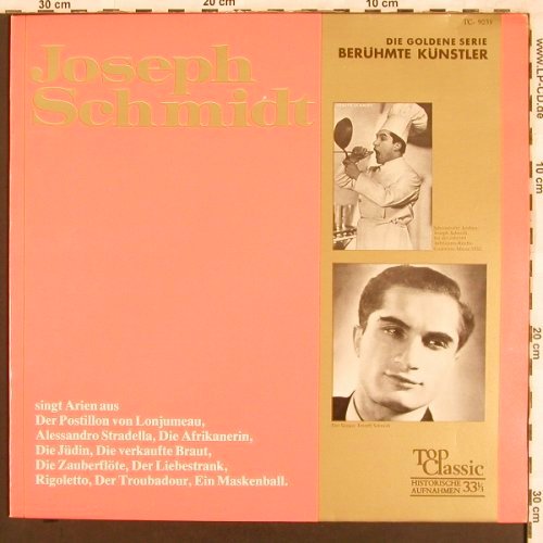 Schmidt,Joseph: singt Arien, TopClassic(TC-9038), D,  - LP - L7193 - 4,00 Euro