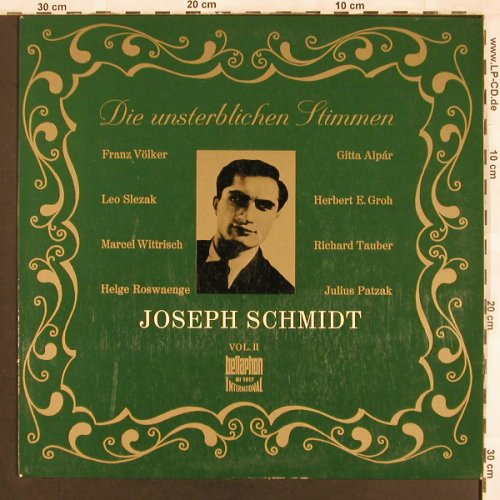 Schmidt,Joseph: Die unsterblichen Stimmen Vol.2, Bellaphon(BI 1817), D,  - LP - L7195 - 5,00 Euro