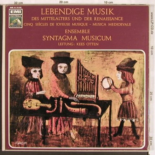V.A.Lebendige Musik: des Mittelalters u.d.Renaissance, Electrola(SME 91 761/62), D,  - 2LP - L7203 - 9,00 Euro