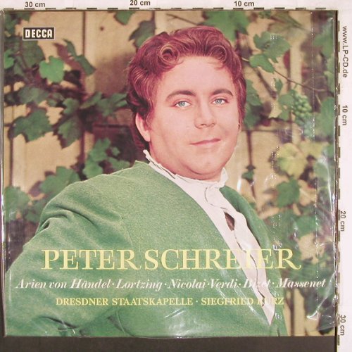 Schreier,Peter: Arien v. Händel,Lortzing,Nicolai.., Decca(SXL 21 156-B), D, FS-New,  - LP - L7206 - 12,50 Euro