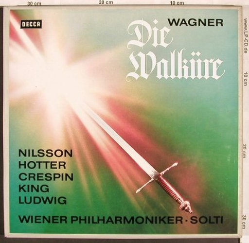 Wagner,Richard: Die Walküre,Box, Decca(SET 312/16), D,  - 5LP - L7208 - 30,00 Euro
